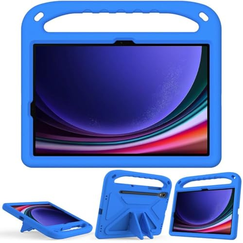 Kids Case For Samsung Galaxy Tab S7 11-Inch 2020 (SM-T870/T875), EVA Foam Lightweight Shockproof Duarable, Tablet Cover with Handle Stand Case For Children Firendly, Blue