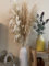 Natural Dried Large Pampas Grass, 47 inches/120 cm tall 6 stems, Extra Large and Fluffy, ideal for minimalism, rustic, boho Home Decor and Weddings, Parties | Natural Bunch (Beige & Gold)