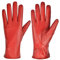MGGMOKAY Damen Lederhandschuhe Touchscreen Handschuhe Warm Echtes Leder mit Kaschmir Gefüttert,Rot,M