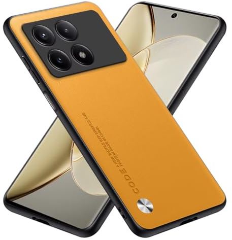RankOne Custodia Compatibile con POCO X6 Pro 5G (6.67) Cover Case - Giallo