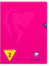 Clairefontaine 313361AMZC Un lot de 2 Cahiers Agrafés Mimesys - 24x32 cm - 96 Pages Grands Carreaux - 90 g - Couverture Polypro - Couleur : Rose