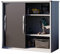 GFP Geräteschrank Metall 180x75x161 cm Gartenschrank wetterfest mit Schiebetür in anthrazit inkl. Fußboden