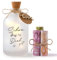 HOTUT LED Flaschenlicht mit Spruch - Schön, dass es Dich gibt, Beleuchtete Deko flasche, Muttertagsgeschenke Mama Oma, Geburtstag geschenk für Frauen Freundin, Dekolicht für Schlafzimmer Wohnzimmer