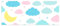 wandmotiv24 Leinwandbild Pastellfarbene Nacht 120x50cm (BxH) M0996