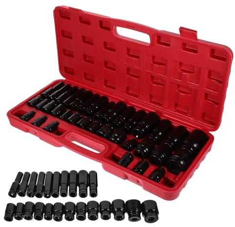 Gadpiparty Nietenzange Akku 35-teiliges Sechskant-bit-steckschlüssel-set 10–32 Mm Steckschlüssel-set Mit Schlagschrauber-steckschlüssel-set Für Drehmomentschlüssel Schlagbohrmaschinen