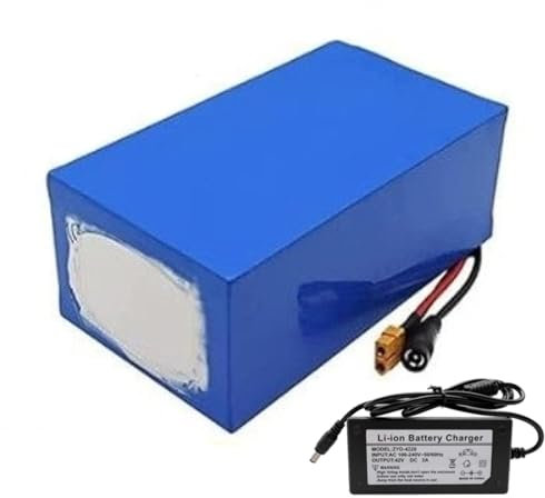 GNIUBBDB Batterie Lithium-ION 36 V 13 Ah 10S5P pour vélo électrique avec Chargeur, Protection BMS intégrée, idéale pour Moteur de vélo électrique 200-500 W XT60+T Plug