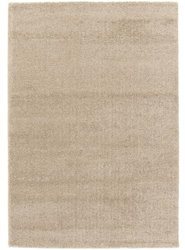 Steffensmeier Hochflor Teppich Sevilla | Shaggy | langflor Teppich | Wohnzimmer | Sand, Größe: 160x230 cm