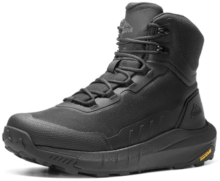 NORTIV 8 Rangers Homme Bottes de Combat Militaires,Size 42,Noir