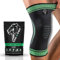 NEO X-PRO Rodilleras Menisco y Ligamento – Rodillera Deportiva de Compresión Elástica – Rodillera Running para Deporte y Gym – Hombre Mujer – Knee Support – Joelheira (Verde, XL)