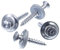 SECCARO Viti per spengler, 4,5 x 65 mm, in acciaio inox A2, guarnizione EPDM 15 mm, TX/esagono incassato, 75 pezzi