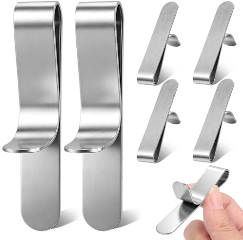 VICASKY Befestigungsclips Für Tortenring Aus Edelstahl 6 Stück Verstellbare Kuchenring-Clips Für Backrahmen Mousse-Ringe Desserts Kekse Und Muffins Wiederverwendbar Für Backzubehör