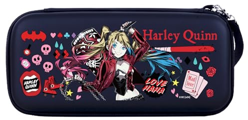 Head Case Designs Offizielle Batman DC Comics Harley Quinn Muster Logos Und Figuren Hart Tragetasche Hülle kompatibel mit Nintendo Switch
