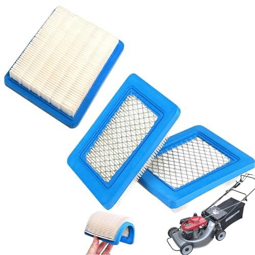 3 Stück Luftfilter für Briggs Stratton, Luftfilter Rasenmäher Motor Serien für Rasenmäher und Traktoren Briggs Stratton Ersatzteile