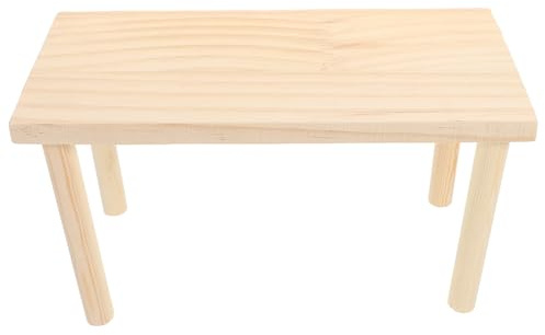 TOYANDONA Holzplattform für Hamster und Eichhörnchen, Gnawfreundlich