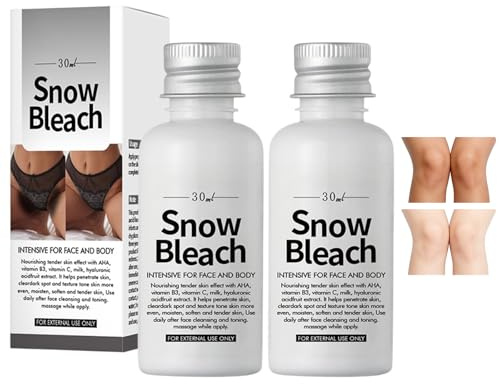 2 Pezzi Crema Sbiancante Per L'Area IntimaCrema Sbiancante Snow, Crema Schiarente Per La Pelle, Crema Per La Pelle IntimaRimozione Macchie Scure Del Corpo, Schiarente Per Le Ascelle Per Collo