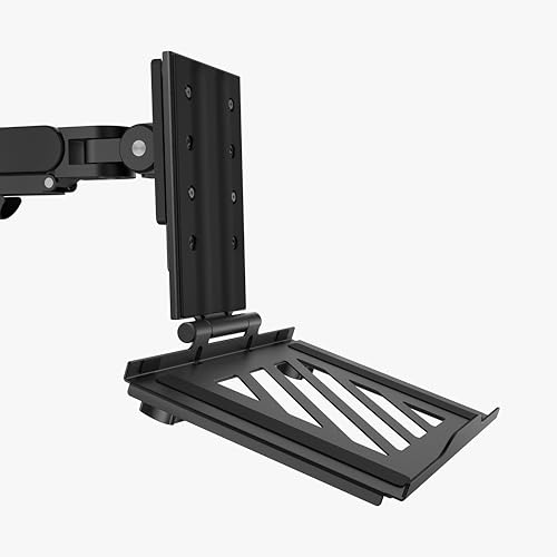 BenQ LTB01 Klappbare Laptopablage für Monitorarme 75 × 75 mm VESA-kompatible Laptophalterung, geeignet für 12–17 Zoll Notebooks. Belastbar bis 5 kg. Schutzpads für sicheren, kratzfreien Halt.