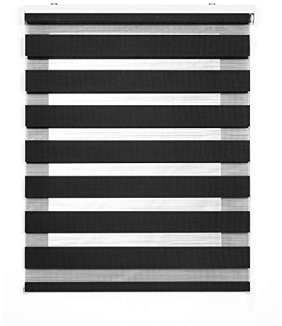 STORESDECO Doppelrollo mit Bohren 180H x 120B cm für Fenster & Türen - Zuverlässiger Lichtschutz & Sichtschutz - Kindersichere Rollos für Fenster mit Bohren & Einfacher Montage - Made in Europe