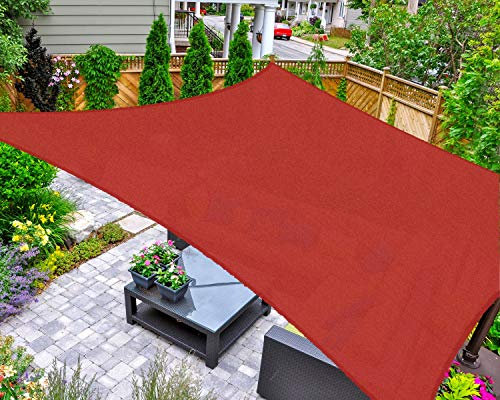 ASTEROUTDOOR Sonnensegel, rechteckig, 2,4 x 30,5 cm, UV-Schutz, für Terrasse, Hinterhof, Rasen, Garten, Outdoor-Aktivitäten, Terra