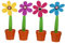 Blumenform Stift Blumentopf Kugelschreiber Kreative Sonnenblume Schreibwerkzeug Briefpapier Kugelschreiber für Büro zu Hause Schule 4 Stück