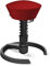 aeris Swopper – Ergonomischer Hocker – Bürohocker höhenverstellbar – Vielseitiger Sitzhocker für einen gesunden Rücken – Bürostuhl ohne Rollen, Feder Standard