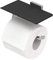 Tiger Dock Toilettenpapierhalter mit praktischer Ablage, Toilettenrollenhalter aus gebürstetem Edelstahl, 150x85x95 mm