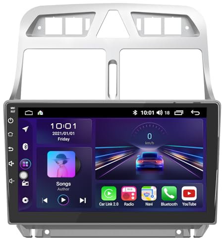 AWESAFE Android 13.0 [2GB+32GB] Radio Coche para Peugeot 307 SW CC 2002-2013 (A)