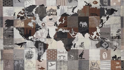 Salonloewe Teppich One World I Schmutzfangmatte & Fußabtreter für Innen 120 x 200 cm