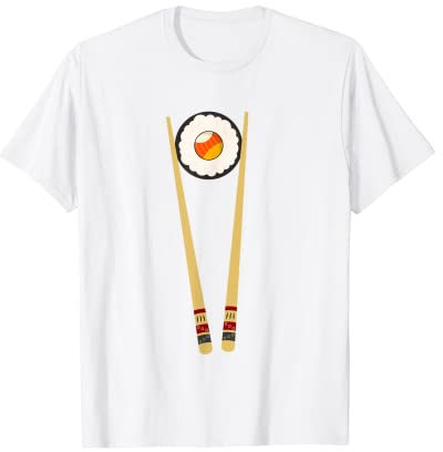 Sushi Fasching Japan Halloween Kostüm Verkleidung Maki T-Shirt