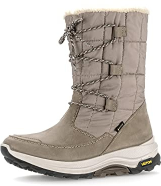 Gabor Damen Winterstiefel, Frauen Stiefel,Wechselfußbett,Warmfutter,uebergangsschuhe,Winterboots,schnürstiefel,Fango (Webl.),38.5 EU / 5.5 UK