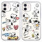 nurkorki [2 Stück Schutzhülle für iPhone 12/12 Pro Hülle 6,1, Handyhülle Niedlich Karikatur Muster Transparente TPU Silikon Einzigartige Lustig Beschützen Hülle für iPhone 12