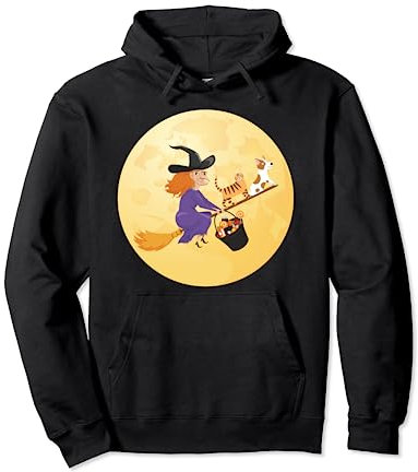 Fun Room On A Broom Halloween T-Shirt Pullover Hoodie