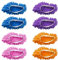 TAFACE Pantuflas mopa de 8 piezas, zapatos de limpieza del suelo, zapatillas extraíbles y lavables, fuerte absorción de agua, aptas para la limpieza del polvo y el cabello casero