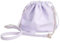 Camera Drawstring Bag Purple PU Lightweight Crossbody Bag with Strap For Fujifilm Instax Mini LiPlay Hybrid Instant Camera