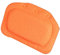 FRCOLOR Badewannen Kopfkissen Mit Saugknöpfen Komfortables Wasserdichtes Badekissen Für Entspannende Spa-erlebnisse Der Badewanne Leicht Und Tragbar Orange