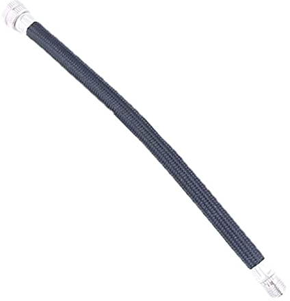 Samuliy Tuyau d'extension de gonflateur, tuyau d'extension de pompe à vélo - Tuyau de gonflage polyvalent pour vélo | Tuyau de pompe flexible en caoutchouc pour vélo, poussette, remorque, caravane