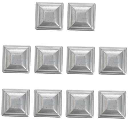 Veemoon Tapa De Cuadrada Galvanizada Para 10 Piezas Protección Uv Diseño Moderno Accesorios Para Postes De Barrera De Tráfico