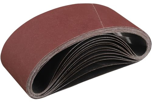 STEBRUAM Nastri Abrasivi 75x 457 mm,12PCS 240 grana Levigatrice a Nastro