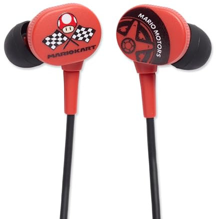 PowerA Auricolari a filo Nintendo Switch - Mario Kart Motors