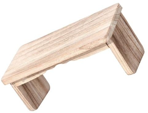 VANZACK Meditationshocker Holz Faltbarer Kniesitz Für Yoga Und Meditation Rutschfester Sitz Für Tempel Und Zuhause Leicht Tragbar Und Langlebig