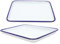 Luxshiny Sturdy Pie Baking Pan Enamel Oven Pan Multi-use Baking Tray Easy Clean Loaf Tin for Family Dinners Tea Time