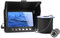 Andoer 1080P Unterwasser-Angelkamera, tragbarer Video-Fischfinder mit 5 IPS-Monitor, 8GB TF-Karte, 20 m Kabel, IP68 wasserdicht, 20X Zoom, Unterwasserkamera für das Angeln auf EIS, Seen, Booten