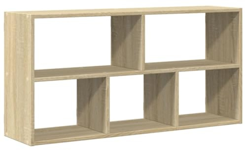 vidaXL Wall Shelf Sonoma Oak 100x25x50 cm Engineered Wood