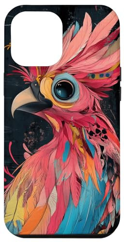 Funky Wildlife Cartoon Animals Bird art Colorful Case for iPhone 12 Pro Max