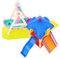 VICASKY 2St Schiebespielzeug Piratenschiff Minispielplatz Spielplatz- Puppenhaus Zubehör Spielplatz kinderspielzeug Mini-Puppenhauszubehör puppenhaus Handwerk Plastik