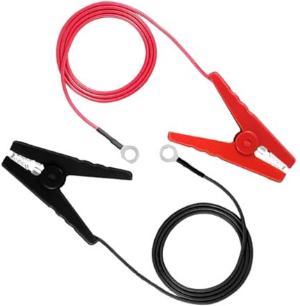 CAXUSD 2 Stück Überbrückungskabel Elektrozaun Mit Klemmen Aus Pp Material Witterungsbeständig Für Viehzucht Und Garten Stromverbindung Zaunsystem Mit Clip Anschluss