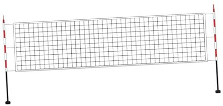 Dickly Volleyball Net Volleyball Net Easy Setup Universal Heavy Toll Handball Netting mit Carry Bag für Park Lawn