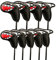 9x PU Leather Irons Headcovers Thick Synthetic Iron For Head Covers Set Headcover Fit Most Brands With T Club Covers For Irons Putter Cover Iron Head Covers Set