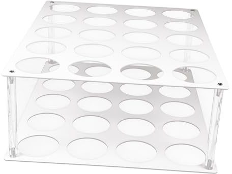 LOLIPPYY Acryl Vinyl Rollenhalter Organizer Strapazierfähiger Vinyl Aufbewahrungsständer für Bastelzimmer und Geschenkpapier Platzsparend und Langlebig Weiß