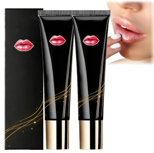 Lip Plumper Serum mit Hyaluron – Lippenöl für sofortige Fülle & Hydration – Reduziert Fältchen – Nicht klebrig