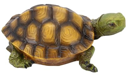 WTWU Hollow Floating Tortoise Sculpture Resin Pond Ornament Outdoor Water Feature Decor for Gardens & Aquariums